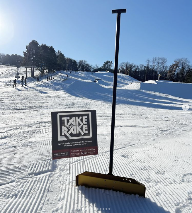 Take The Rake: Women-Built Snowboard Park is Open for Public!